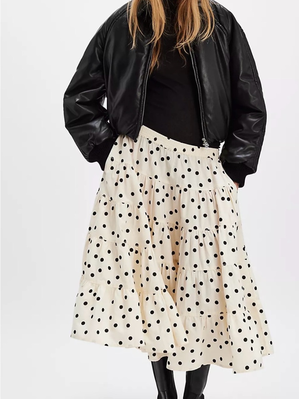 NWT! Free People in full swing midi skirt
